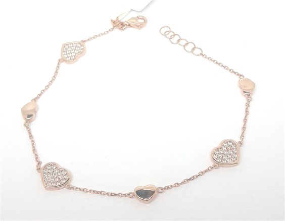 Bracelet Lorenza Gioielli Woman in Rose Gold Zirconia 316905 - 316905